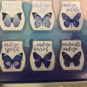 Brand New LIMITED EDITION Scentsy Indigo Set of 6 Wax Warmer Bars Yummy Scents